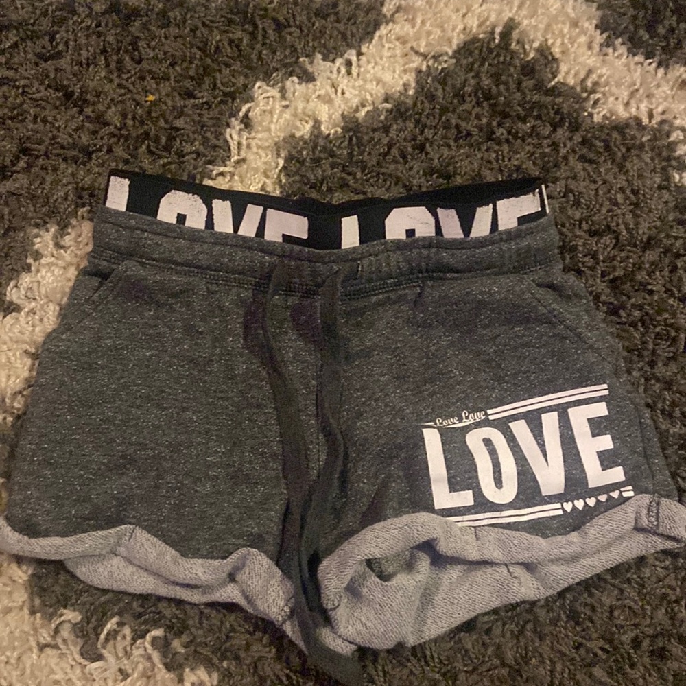 cute gray comfy shorts